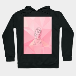 Abstract Woman Face Hoodie